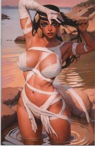 Totally Rad Halloween Nathan Lorenzana Mummy Virgin Variant Cover !! NM