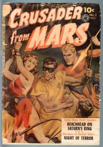 CRUSADER FROM MARS #2-1952-NORMAN SAUNDERS-SCI FI GOLDEN AGE-FR FR