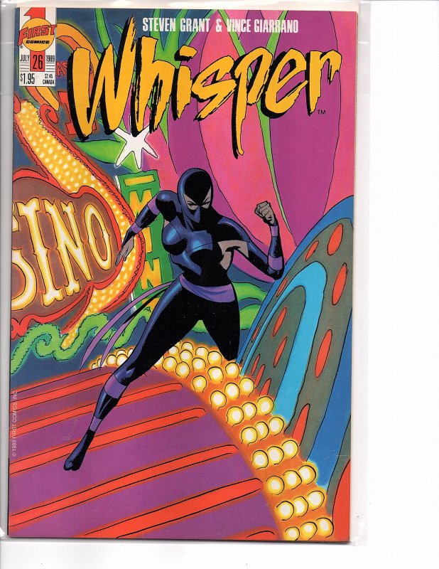 First Comics Whisper #24, 25 & 26 (1989) Steven Grant Bruce Timm NM