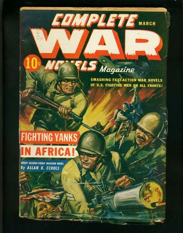 COMPLETE WAR PULP-MAR-1943-MILITARY FIGHT-RED CIRCLE- FN