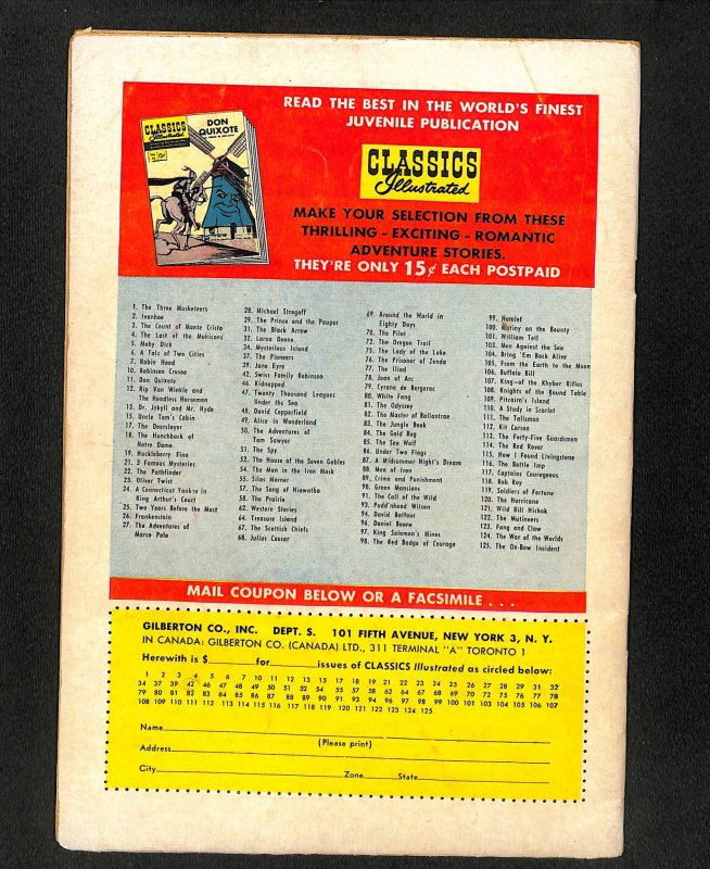 Classics Illustrated #124