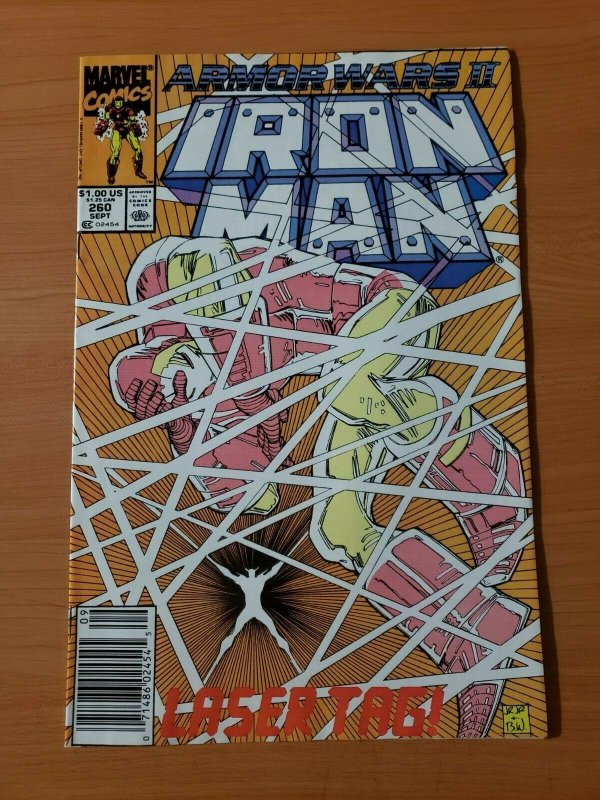 Iron Man #260 Newsstand Edition ~ NEAR MINT NM ~ 1990 Marvel Comics