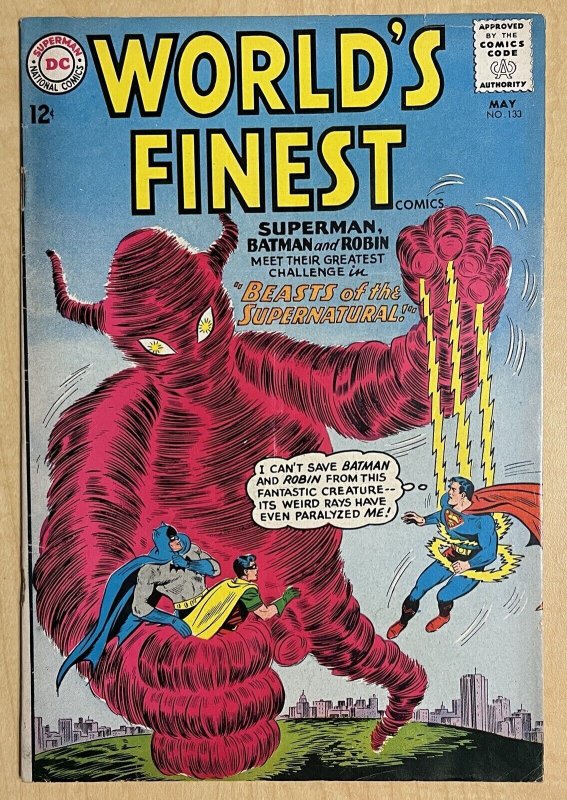 World's Finest #133 VG+ 4.5 DC Comics 1963 BATMAN Robin SUPERMAN 