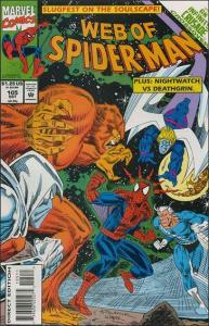 Marvel WEB OF SPIDER-MAN (1985 Series) #105 FN