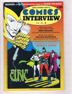 Comics Interview #29 VF/NM Comics Interview Magazine Comic Book 1983 DE47 AD33