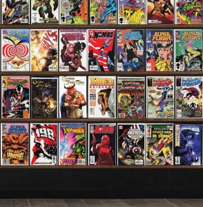 Huge Lot 150+ Comics with Rom, Captain America, Alpha Flight & More!