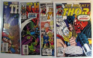 Mighty Thor Lot 4 #452, 454, 466, 483 Marvel (1992) 1st Series 1st Print Comics