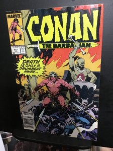 Conan the Barbarian #221 (1989) mid high grade death a drumbeat away! FN/VF