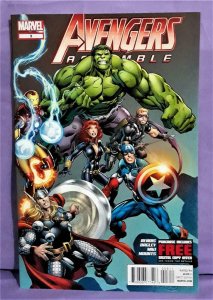 Brian Michael Bendis AVENGERS ASSEMBLE #1 - 8 Mark Bagley (Marvel, 2012)!