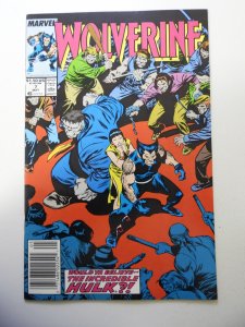Wolverine #7 (1989) VF+ Condition