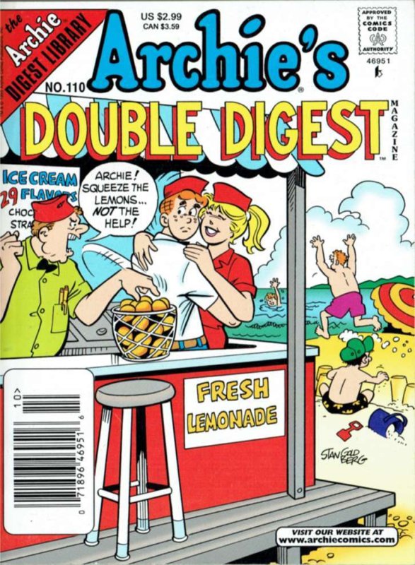 Archie's Double Digest Magazine #110 (Newsstand) VG ; Archie | low grade comic B
