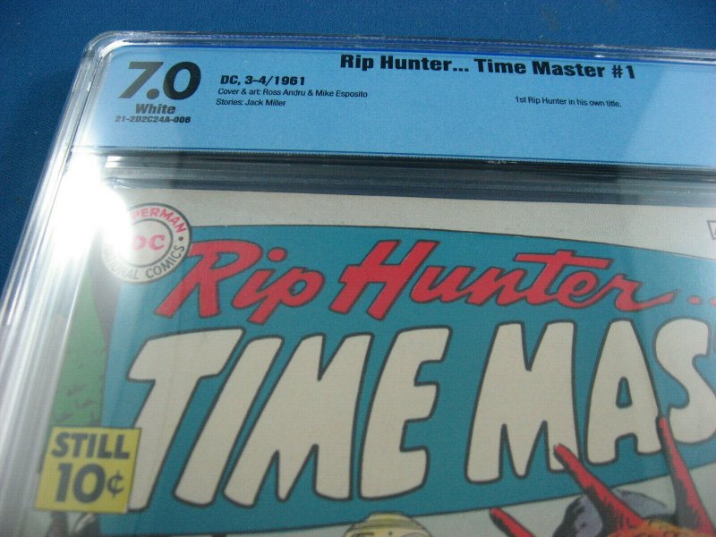 RIP HUNTER 1 CBCS 7.0 FIRST ISSUE WHITE PAGES 1961