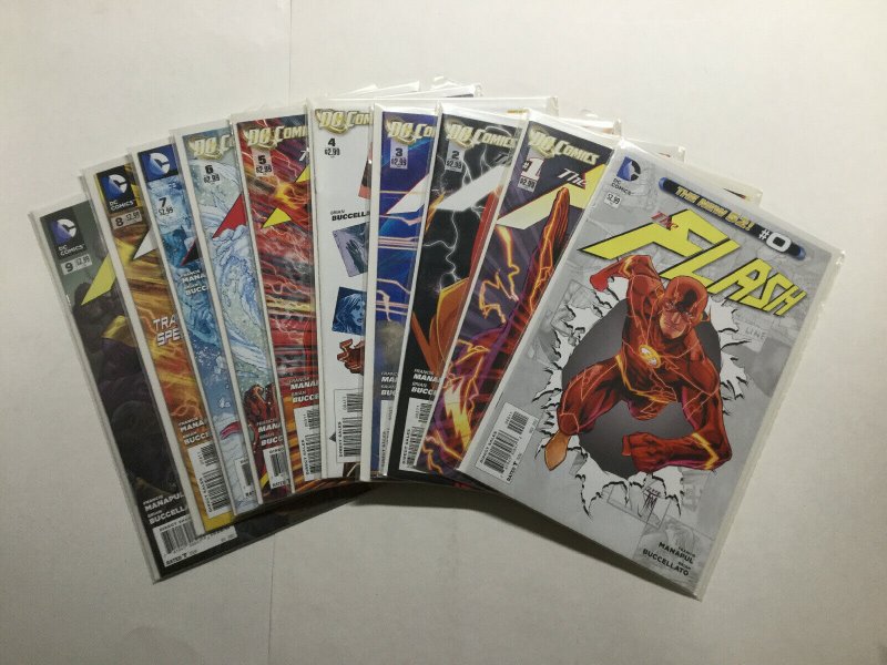 Flash 0 1-12 20-23 Annual 1 2 3 Lot Run Set Near Mint Nm Dc Comics