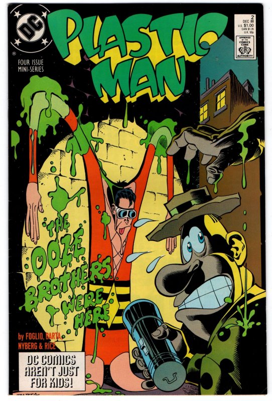 Plastic Man #1-4 (1988) complete set  all NM 9.2