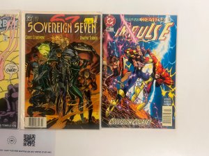 4 DC Comics Super boy #9 + S7 #7 + Impulse #11 + Breach #4 29 JS27