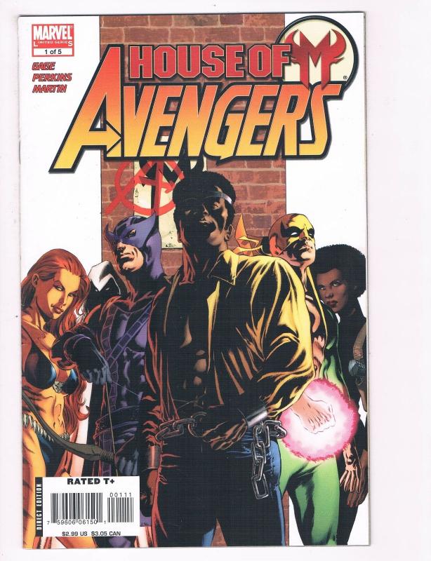 House Of M Avengers # 1 NM Marvel Comics Limited Series Luke Cage Hawkeye S80