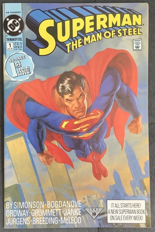 Superman: The Man of Steel #1 (1991, DC) NM