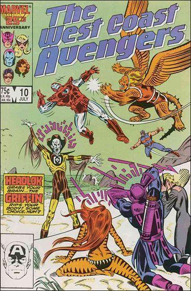 Marvel WEST COAST AVENGERS (1985 Series) #10 FN+