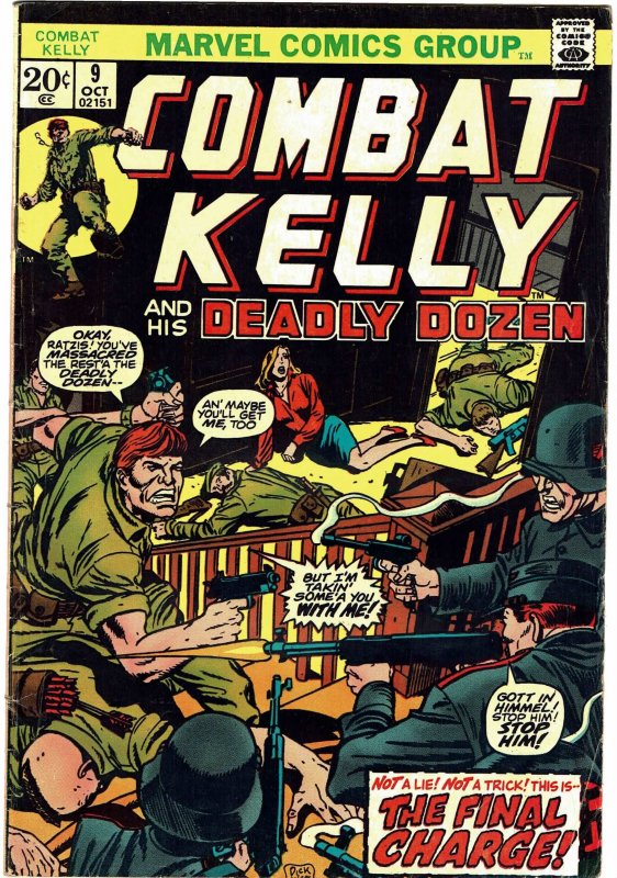 Combat Kelly #9  FN+