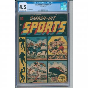 Smash Hit Sports Comics #1 CGC 4.5 Very Good+