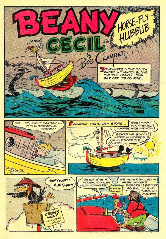 BEANY AND CECIL • Four Color #414 (Aug 1952) 36 Pgs of Great Jack Bradbury Art