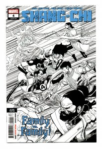 SHANG-CHI #04 (2021) LEINIL FRANCIS YU | SECOND PRINT | BLACK & WHITE