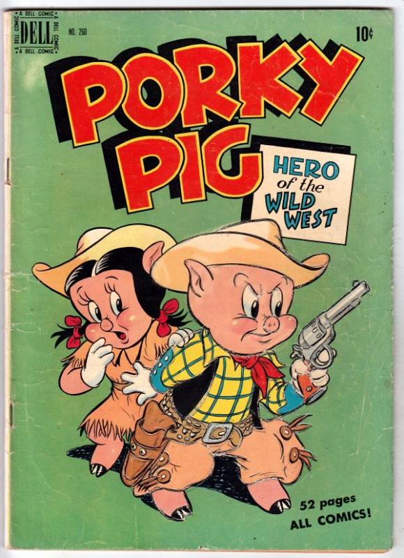 Four Color #260 (Nov-49) VG/FN Mid-Grade Porky Pig, Sylvester Cat, Petunia Pi...