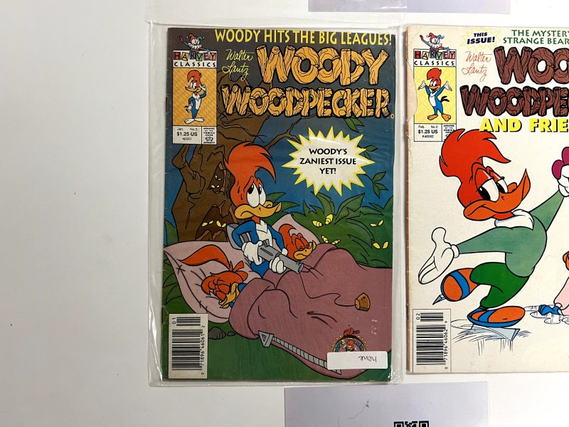 2 Woody Woodpecker Harvey Classics Comic Books # 2 3 92 JS22