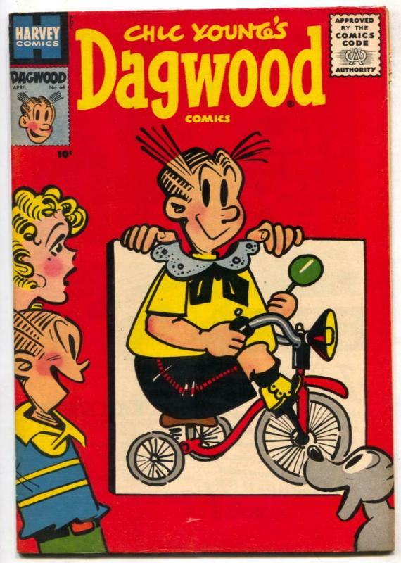 Dagwood #64 1956- bicycle cover- VF+