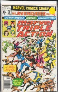 Marvel Triple Action #36 (1977) The Avengers