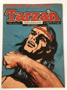 TARZAN ADVENTURES V 6#33 (1956)black & white daily strip reprints VG