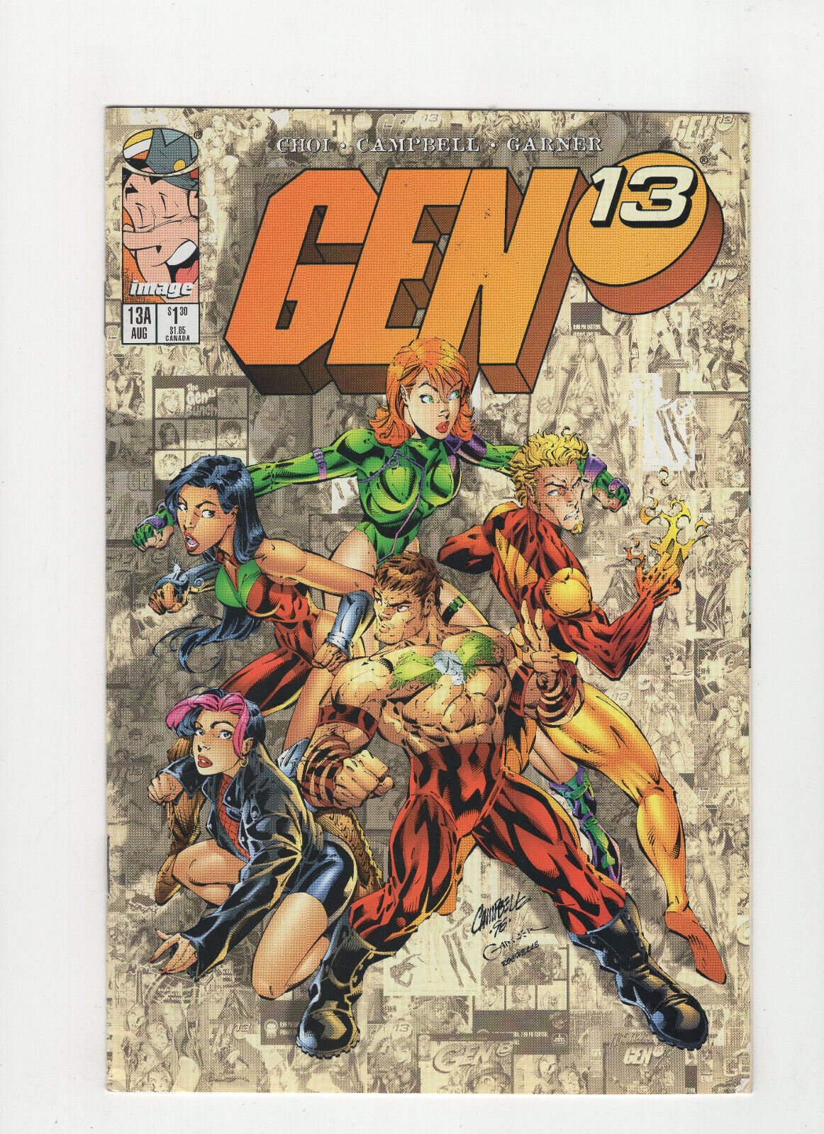 Gen 13 13a And 13b 1995 Image Comics Comic Books Modern Age Wildstorm Gen 13 Hipcomic 1993