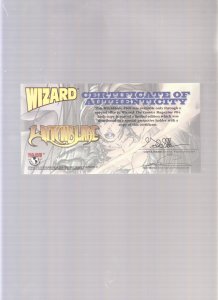 Witchblade #500 1998 1st Print/Wizard Gold Foil Special Edition (7.0) with COA