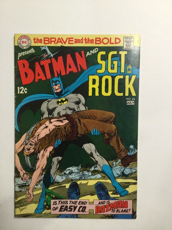 Brave And The Bold 84 Very Fine- Vf- 7.5 Water Damage Dc Comics