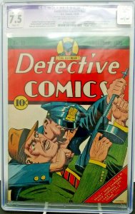 Detective Comics #32 ~ DC ~ CGC 7.5 ~ Highest Graded Restored Copy