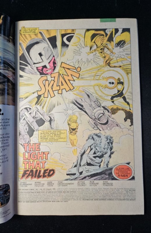 Uncanny X-Men #247 (1989) NM- Marvel