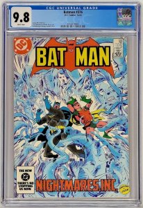 Batman #376 Marvel 1984 CGC 9.8 White Pages Nightmares Inc Robin