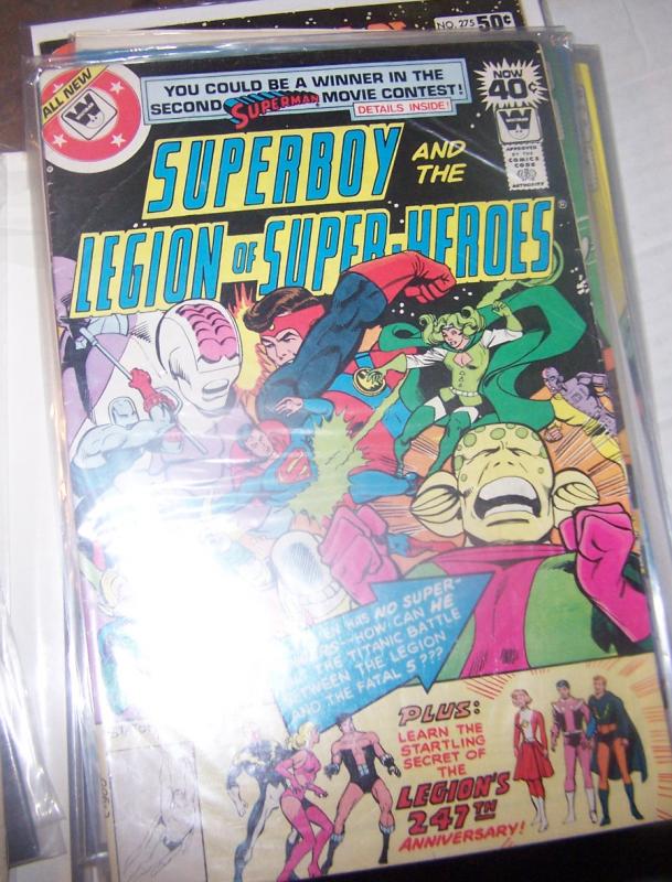 SUPERBOY AND THE LEGION OF SUPER HEROES # 247 DC 1979  WHITMAN VARIANT