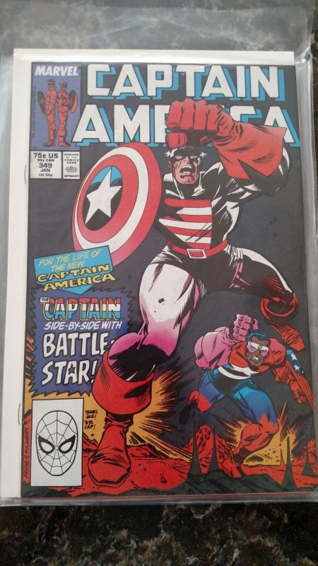 Captain America #349 (Marvel,1989) Condition NM