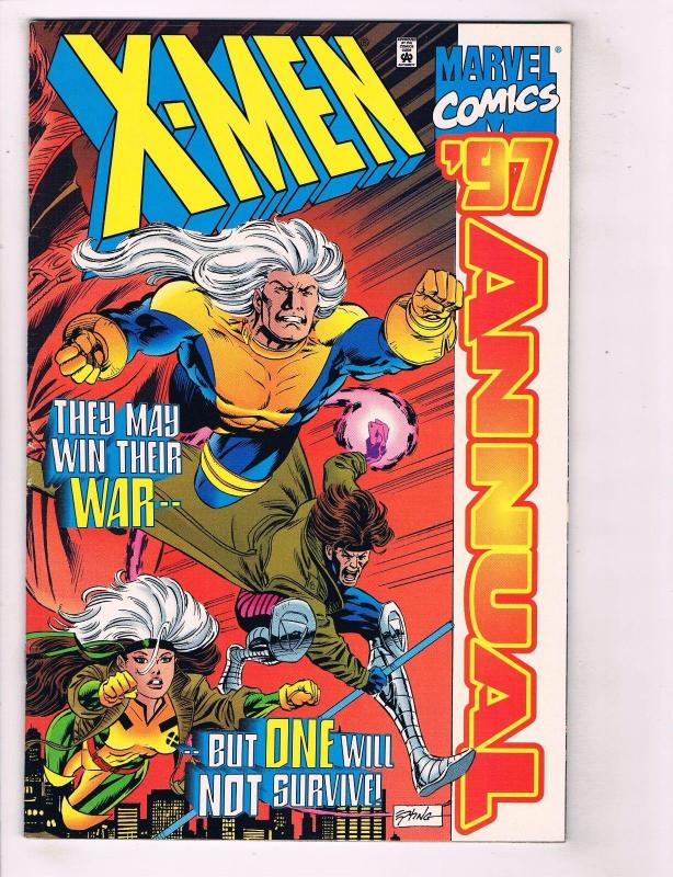 Lot Of 4 X-Men Marvel Comic Book Annuals #1 2 95' 97' Wolverine Gambit Storm J58