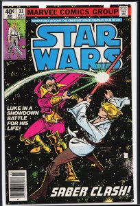 Star Wars #33 Newsstand Edition (1980) Star Wars