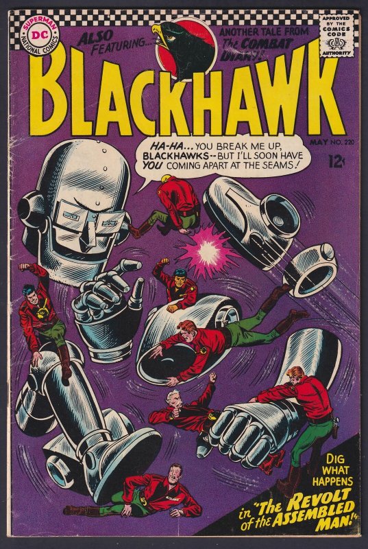 Blackhawk 220 (1966) VG/FN Silver Age DC Comics