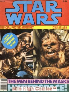 STAR WARS OFFICIAL POSTER MONTHLY MAGAZINE (1977 Series) #11 Good 
