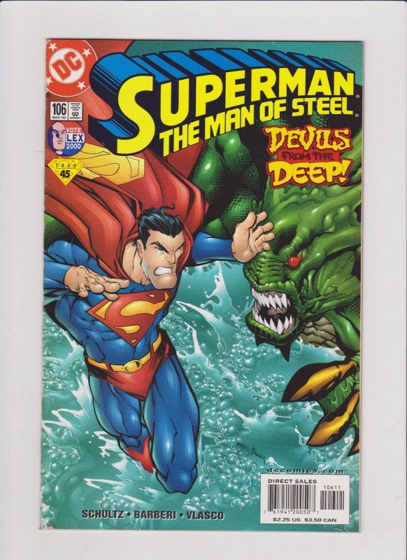 DC Comics! Superman! The Man of Steel! Issue 106!