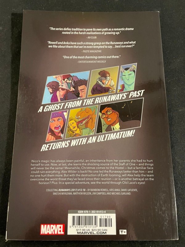 RUNAWAYS Vol. 3: THAT WAS YESTERDAY Trade Paperback