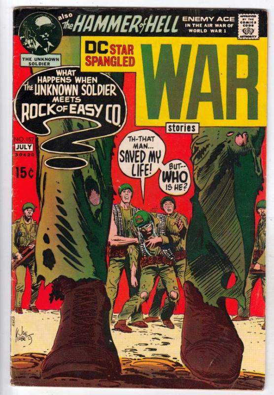 Star Spangled War Stories #157 (Jul-71) FN Mid-Grade Unknown Soldier, Enemy Ace