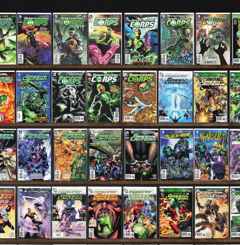 Huge Lot 140+ Comics with Green Lantern, Green Lantern Corps, Gen 13 & More!