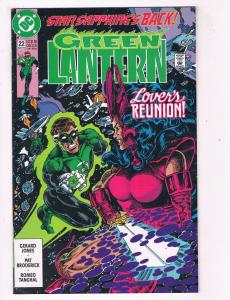 Green Lantern #22 VF DC Comics Comic Book Hal Jordan Mar 1992 DE42