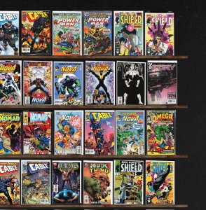 Huge Lot 150+ Comics with Cable, Nova, Night Thrasher, Nomad & More!