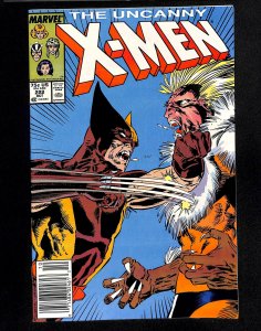 Uncanny X-Men #222 Wolverine vs Sabertooth!